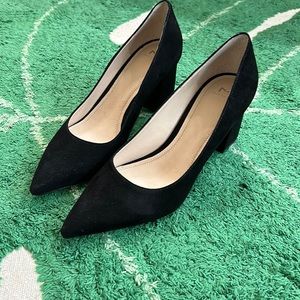 Marc Fisher Zala pump, black suede size 8.5
